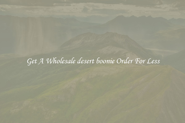 Get A Wholesale desert boonie Order For Less