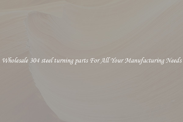 Wholesale 304 steel turning parts For All Your Manufacturing Needs