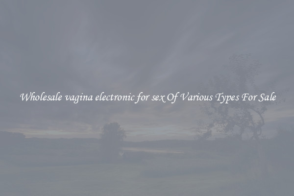 Wholesale vagina electronic for sex Of Various Types For Sale