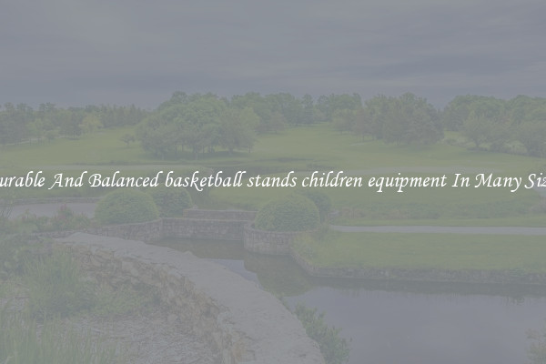 Durable And Balanced basketball stands children equipment In Many Sizes