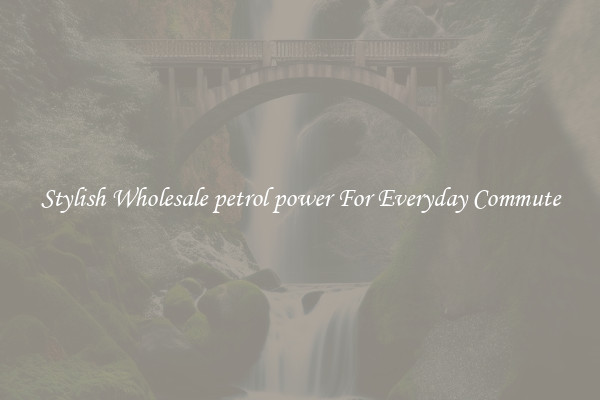 Stylish Wholesale petrol power For Everyday Commute